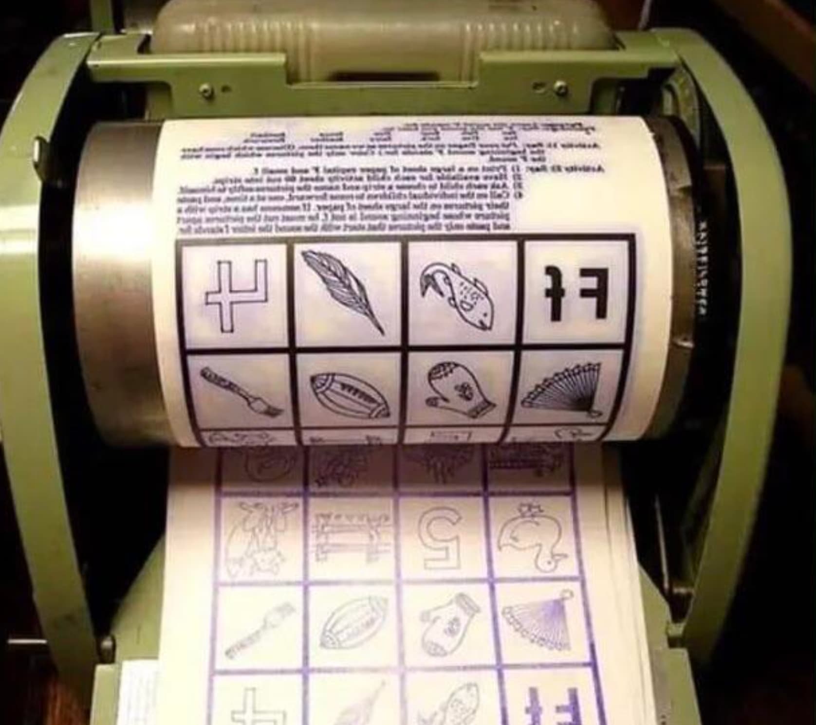 mimeograph machine - H 5 T Fr